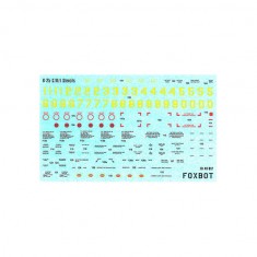 1/48 B-25C/D/J Mitchell Stencils Decals for Academy/Italeri/Monogram/Revell
