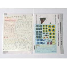 1/48 Ukrainian Fulcrums: MiG-29 (9-13) and Stencils 48-077 Decals for Academy/Eduard