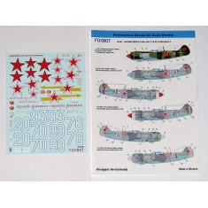 1/48 Lavochkin Fighters at War Decals Part 2: La-5F, La-5FN and La-7