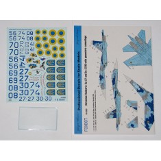 1/48 Ukrainian Su-27 and Su-27UB with Geometric Camouflage Decals
