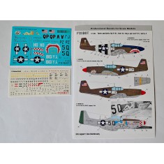 1/72 P-51 Mustang Nose Art Decal Part #4 with Stencils for Academy/Arma Hobby