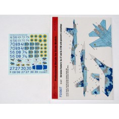 1/72 Ukrainian Su-27 and Su-27UB with Geometric Camouflage Decals