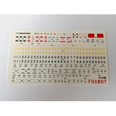 1/72 Republic P-47 Thunderbolt Stencils Decals