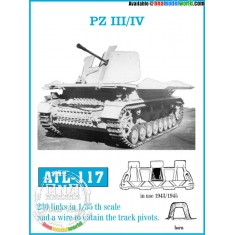 1/35 Panzer III/IV Metal Tracks (230 Links)