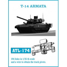 1/35 Russian Main Battle Tank T-14 Armata Metal Tracks (194 links)