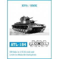 Metal Tracks for 1/35 KV5 / SMK Kliment Voroshilov Tank (230 links and a wire)