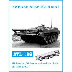 1/35 Sweden Stridsvagn 103B (Strv 103B) MBT Metal Tracks