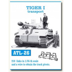 Metal Tracks for 1/35 German Tiger I Transport (210 links)
