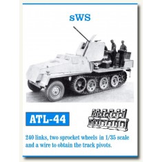 Metal Tracks for 1/35 WWII German sWS (240 links)