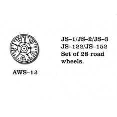 1/35 Soviet JS-1 / JS-2 / JS-3 Road Wheels Set (28 Wheels)