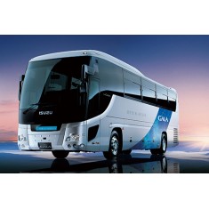 1/32 Isuzu Gala Super Hi Decker with Driver and Tour Conductor Figures