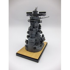 1/200 Battleship Yamato Bridge with PE Parts and Wooden Deck Sticker