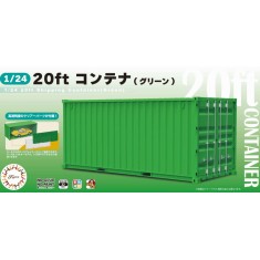 1/24 20ft Container #Green (L 252mm, W 101mm, H 110mm)
