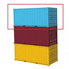 1/24 20ft Shipping Container (Light Blue)