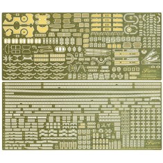 1/700 Ship NEXT Japanese Navy Battleship Yamato 1941/1944 Genuine Etching Parts