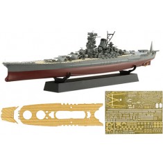 1/700 IJN Battleship Yamato Full Hull with PE Parts and Wooden Deck Sticker