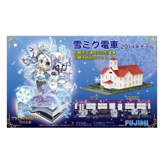 1/150 Yuki Miku Train 2014 -with Sapporo Clock Tower (MIKU TRAIN)