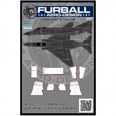 1/48 F-4 Landing Gear Door Striping Set for Academy Kit (water slide decal)