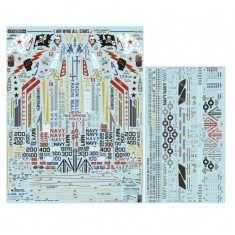 Decals for 1/48 Air Wing All-Stars Super Hornets PT IV