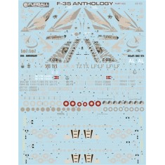 1/48 F-35A Anthology Decal Part VII for Tamiya kit