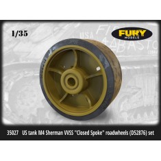 1/35 US Tank M4 Sherman VVSS "Closed Spoke" Roadwheels (D52876) set