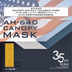 1/35 AH-64D Canopy Paint Mask for Snowman SP-2601