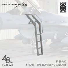 1/48 F-16A/C Frame-type Boarding Ladder (3D Printed)