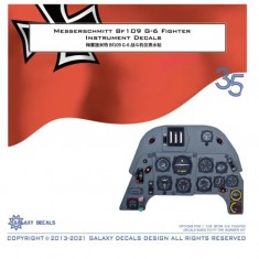 1/35 Bf 109 G-6 Instrument Decals for Border BF-001