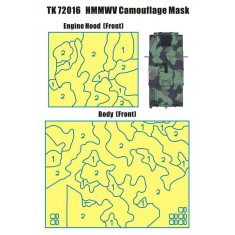 1/72 HMMWV NATO Camouflage Paint Mask