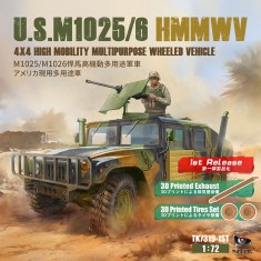1/72 US M1026 4x4 HMMWV High Mobility Multipurpose Wheeled Vehicle
