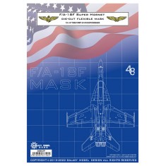 1/48 F/A-18F Super Hornet Mask for Hobby Boss Kit
