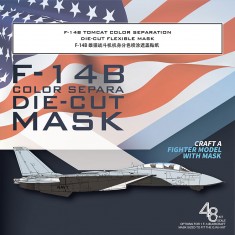 1/48 F-14B Tomcat Colour Separation Mask for Great Wall Hobby L4828 Kit