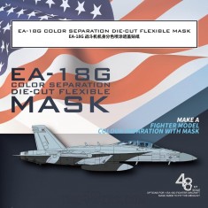 1/48 EA-18G Colour Separation Mask for Meng LS-014 Kit