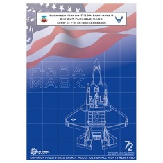 1/72 F-35A Mask for Hasegawa #01572 Kit