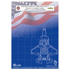 1/72 F-35B Mask for Academy #12569 Kit