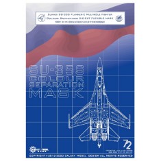 1/72 Sukhoi Su-35S Flanker-E Colour Separation Mask for Great Wall Hobby L7207