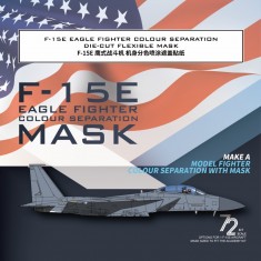1/72 F-15E Eagle Fighter Colour Separation Mask for Academy #12550 Kit