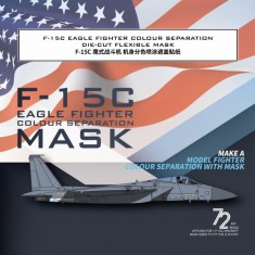 1/72 F-15C Eagle Fighter Colour Separation Mask for Great Wall Hobby L7205 Kit