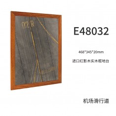 1/48 Red Shadow Wood Frame Display Base Airport Taxiway