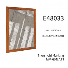 1/48 Red Shadow Wood Frame Display Base Runway Threshold Section