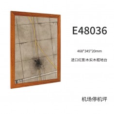 1/48 Red Shadow Wood Frame Display Base Airport Apron #1