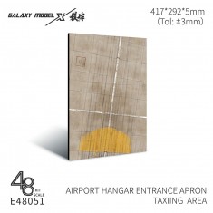 1/48 Airport Hangar Entrance Apron Taxiway Area