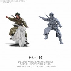1/35 WWII German Motorcyclist #3