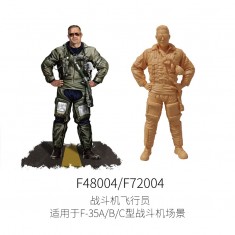 1/48 Fighter Pilot Figure for F-35A/B/C Aircraft Diorama #2