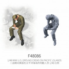 1/48 WWII US Ground Crew on Pacific Islands #10