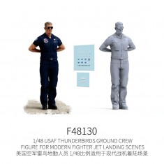 1/48 USAF Thunderbirds Ground Crew Figure for Modern Fighter Jet Dioramas #3