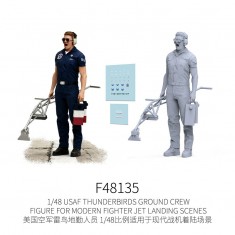 1/48 USAF Thunderbirds Ground Crew Figure for Modern Fighter Jet Dioramas #8