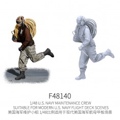 1/48 US Navy Maintenance Crew for Modern Carrier Deck Dioramas #2