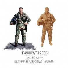 1/72 Fighter Pilot Figure for F-35A/B/C Aircraft Dioramas #1