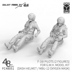 1/48 F-16I Pilots (2 Figures) for Great Wall Hobby Kit